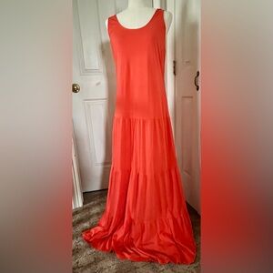 Tommy Bahama Vibrant Orange Maxi Dress